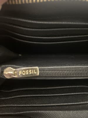 Fossil Polka Dot Leather Wallet Vintage - Thumbnail 6