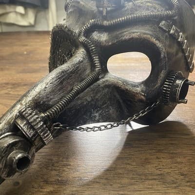 Plague Dr Steam Punk Mask - Thumbnail 7