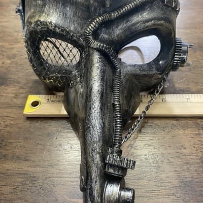 Plague Dr Steam Punk Mask - Thumbnail 10