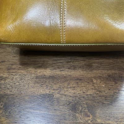 Fossil Brown Leather W Green Trim W Silk Scarf Classic Strap Not Included - Thumbnail 12