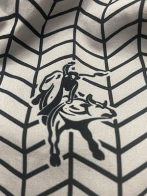 Pullover Windbreaker Hooded Size Small Rodeo Bull Riding Cowboy Logo Western - Thumbnail 10