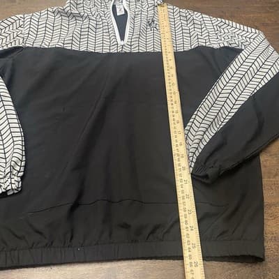Pullover Windbreaker Hooded Size Small Rodeo Bull Riding Cowboy Logo Western - Thumbnail 5