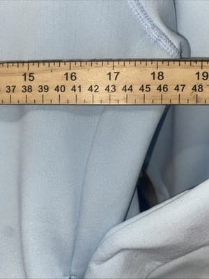 Adidas Womens L Jacket Full Zip ClimaWarm Fitted Powder Blue Athletic - Thumbnail 7