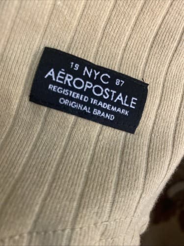 Aeropostale Button Up Vaca Casual Beach Coastal Men’s Large NWT Short Sleeve - Thumbnail 3