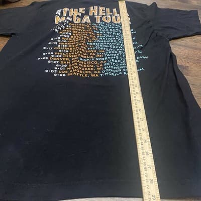 Green Day Fall Out Boy Weezer The Hella Mega Tour 2021 Size L Black - Thumbnail 6