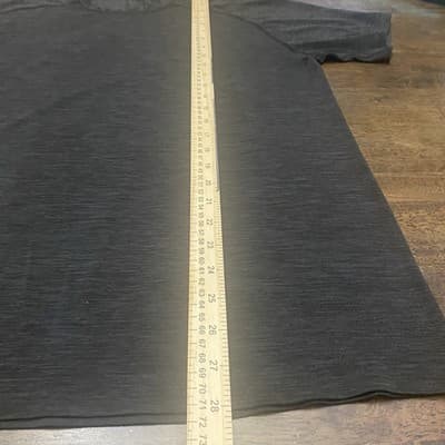 Lululemon Basic Shirt Mens L Black Short Sleeve Comfort Sport Stretch - Thumbnail 4