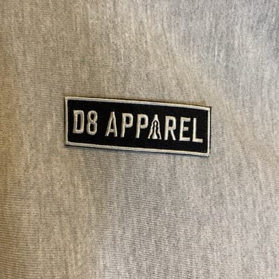Streetwear D8 Apparel Gray Heavy Hoodie Baggy Hip Hop Y2K Men’s XL - Thumbnail 4