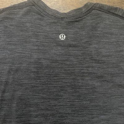 Lululemon Basic Shirt Mens L Black Short Sleeve Comfort Sport Stretch - Thumbnail 5