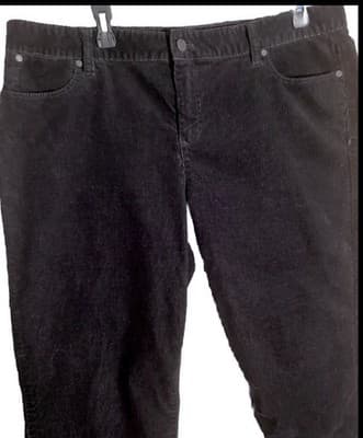 Talbots Flawless Five Pocket Classic Corduroy Pants Flare Leg Sz 16 - Thumbnail 2
