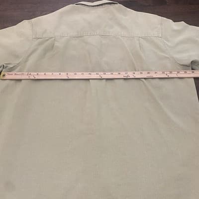 REI Short Sleeve ButtonUp Shirt Men XL Hemp Cotton Blend Lightweight Vaca Cruise - Thumbnail 4