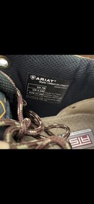Ariat ATS Terrain Waterproof Brown Leather Hiking Casual Kids Sz 4 - Thumbnail 4
