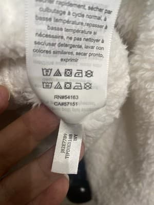 Tommy Hilfiger Ladies Sherpa Teddy Jacket Size Small White - Thumbnail 9