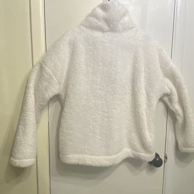 Tommy Hilfiger Ladies Sherpa Teddy Jacket Size Small White - Thumbnail 8