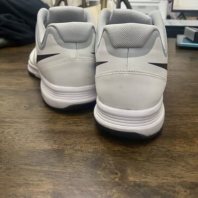 Size 14 - Nike Vapor Court White Gray Black 631703-101 Sneakers - Thumbnail 4