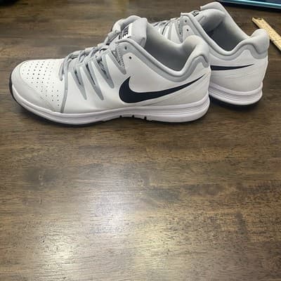 Size 14 - Nike Vapor Court White Gray Black 631703-101 Sneakers - Thumbnail 3