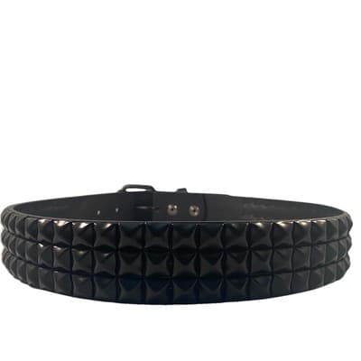 Gothic, Thrashed Bonded Leather With Metal Accents Small - Thumbnail 3