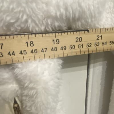 Tommy Hilfiger Ladies Sherpa Teddy Jacket Size Small White - Thumbnail 6