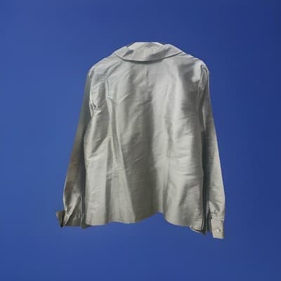 Ann Taylor Silk blouse Sz 14 Classic Luxury Pit To Pit 21” Shoulder To Hem25.5” - Thumbnail 2
