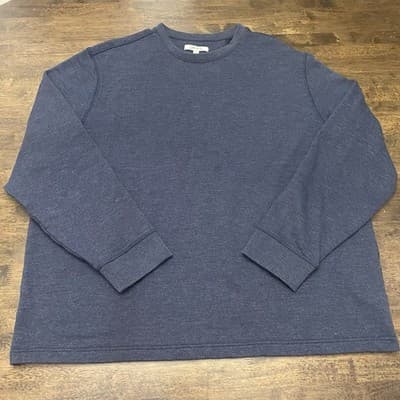 Orvis Heritage Crewneck Sweatshirt Navy XXL Pullover Classic - Thumbnail 6