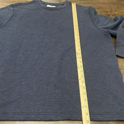 Orvis Heritage Crewneck Sweatshirt Navy XXL Pullover Classic - Thumbnail 3