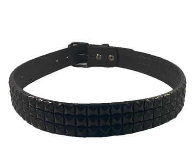 Gothic, Thrashed Bonded Leather With Metal Accents Small - Thumbnail 4