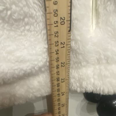 Tommy Hilfiger Ladies Sherpa Teddy Jacket Size Small White - Thumbnail 7