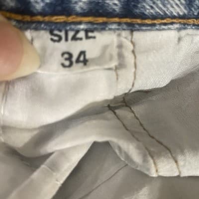 Levi's 550 Relaxed Fit Jeans Sz 34x27 Medium Wash Y2K Classic - Thumbnail 4