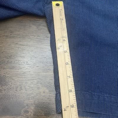 Brooks Brothers 100% Cotton Blue Pin Striped 10" Chino Golf Shorts Men's 38 - Thumbnail 6