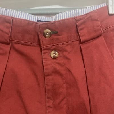 Tommy Hilfiger 90 Chino Shorts Mens 31in W 7in Inseam 12in Rise Cotton Vintage - Thumbnail 2