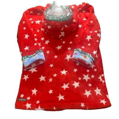 Matilda Jane Hooded Christmas Holiday Robe Girls Sz 8/10 Belt Is Not Included - Thumbnail 5