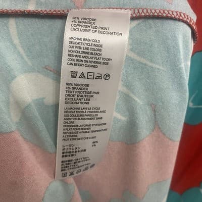 Tommy Bahama Tropical Print Casual Dress Sz M Vacation Beachy Cruise Wear - Thumbnail 4