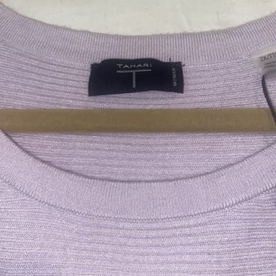 Tahari Sweater Classic Luxury Officewear Minimalistic Cozy Casual Ribbed 2XL - Thumbnail 2