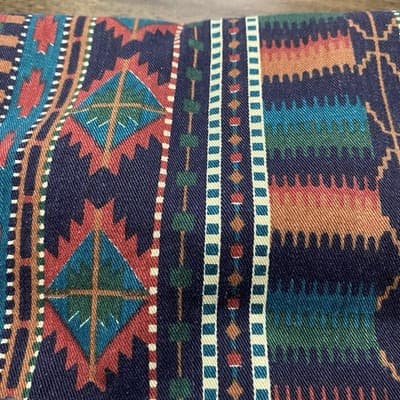 Unbranded Vintage Wrap Skirt Southwestern Aztec Runs Small Measurements In Photo - Thumbnail 6