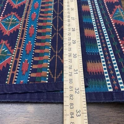 Unbranded Vintage Wrap Skirt Southwestern Aztec Runs Small Measurements In Photo - Thumbnail 9