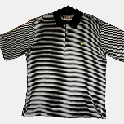 Augusta National Golf Shop Preppy Prep Polo 60s Two-Ply Mercerized Sz Lg - Thumbnail 2