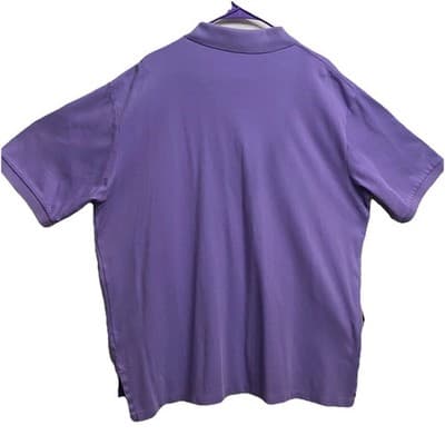 Polo Ralph Lauren Purple Short Sleeve Polo Shirt Mens XLT Blue Pony Logo Classic - Thumbnail 3