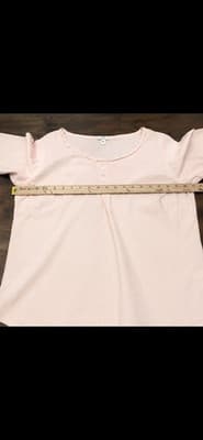 J Jill Med Petite Linen Blend Womens Top3/4 Sleeves Minimalistic Classic. - Thumbnail 2
