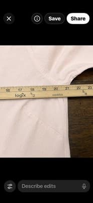 J Jill Med Petite Linen Blend Womens Top3/4 Sleeves Minimalistic Classic. - Thumbnail 3