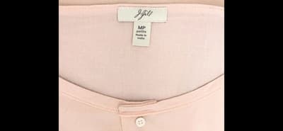 J Jill Med Petite Linen Blend Womens Top3/4 Sleeves Minimalistic Classic. - Thumbnail 6