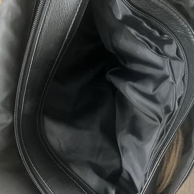 Frye Leather Messenger Crossbody Bag Black Adjustable Strap Interior Zippers - Thumbnail 8
