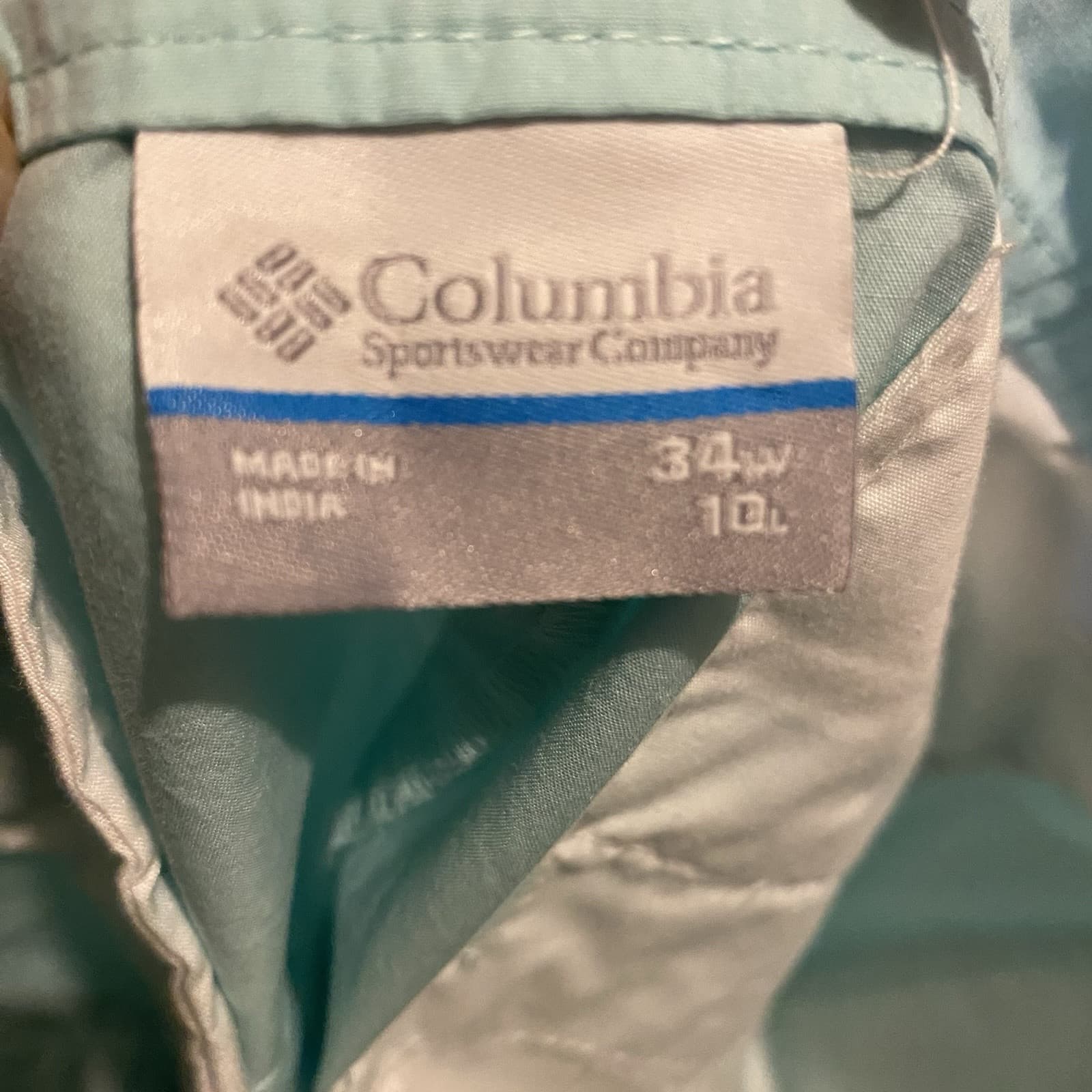 Mens Columbia Flat Front Shorts 100% Cotton sz 34 / 10" inseam Mens Shorts - Thumbnail 3