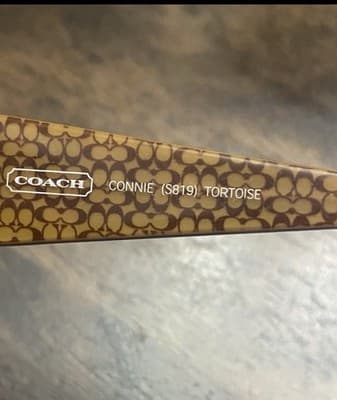 Coach S819 Connie Tortoise Sunglasses Coach Case Included Luxury Sheik Old Money - Thumbnail 3