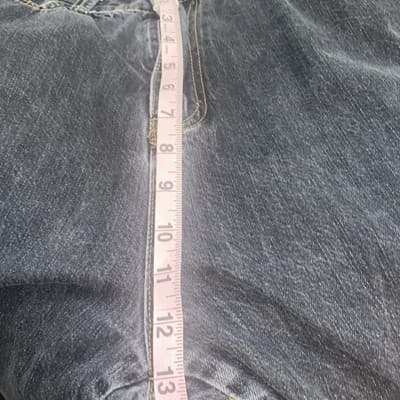 Y2K Goth Gothic Skater Streetwear 90s Oversized Yeokou Jeans Mens 34” - Thumbnail 7