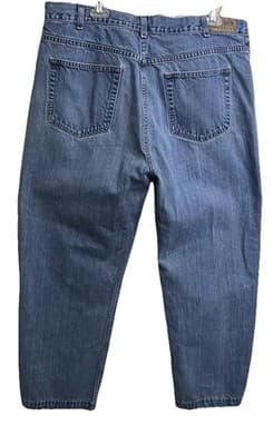 Kirkland Men's Light Blue Distressed Denim Straight Jeans Cotton 5-Pocket Design - Thumbnail 2