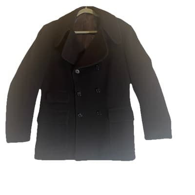 Classic GQ Old Money Country Club Jaeger London Wool And Camel Hair Mens Coat - Thumbnail 2