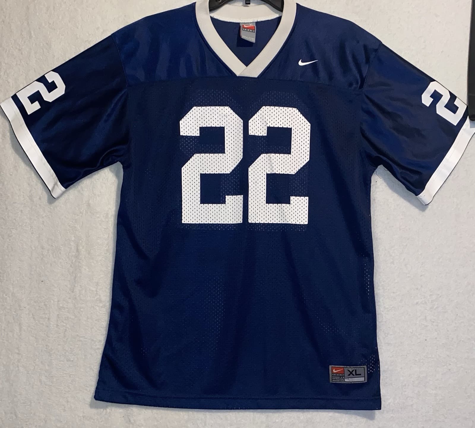 Penn State Nittany Lions Retired # 22 John Cappelletti Youth Jersey Sz XL Nike
