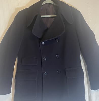 Classic GQ Old Money Country Club Jaeger London Wool And Camel Hair Mens Coat - Thumbnail 3