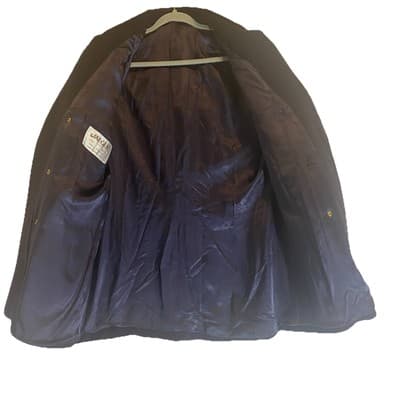 Classic GQ Old Money Country Club Jaeger London Wool And Camel Hair Mens Coat - Thumbnail 4