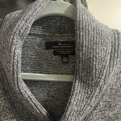 MarcAnthony Luxury Blend Sweater XXL Classic Preppy Cotton Cashmere Wool - Thumbnail 3