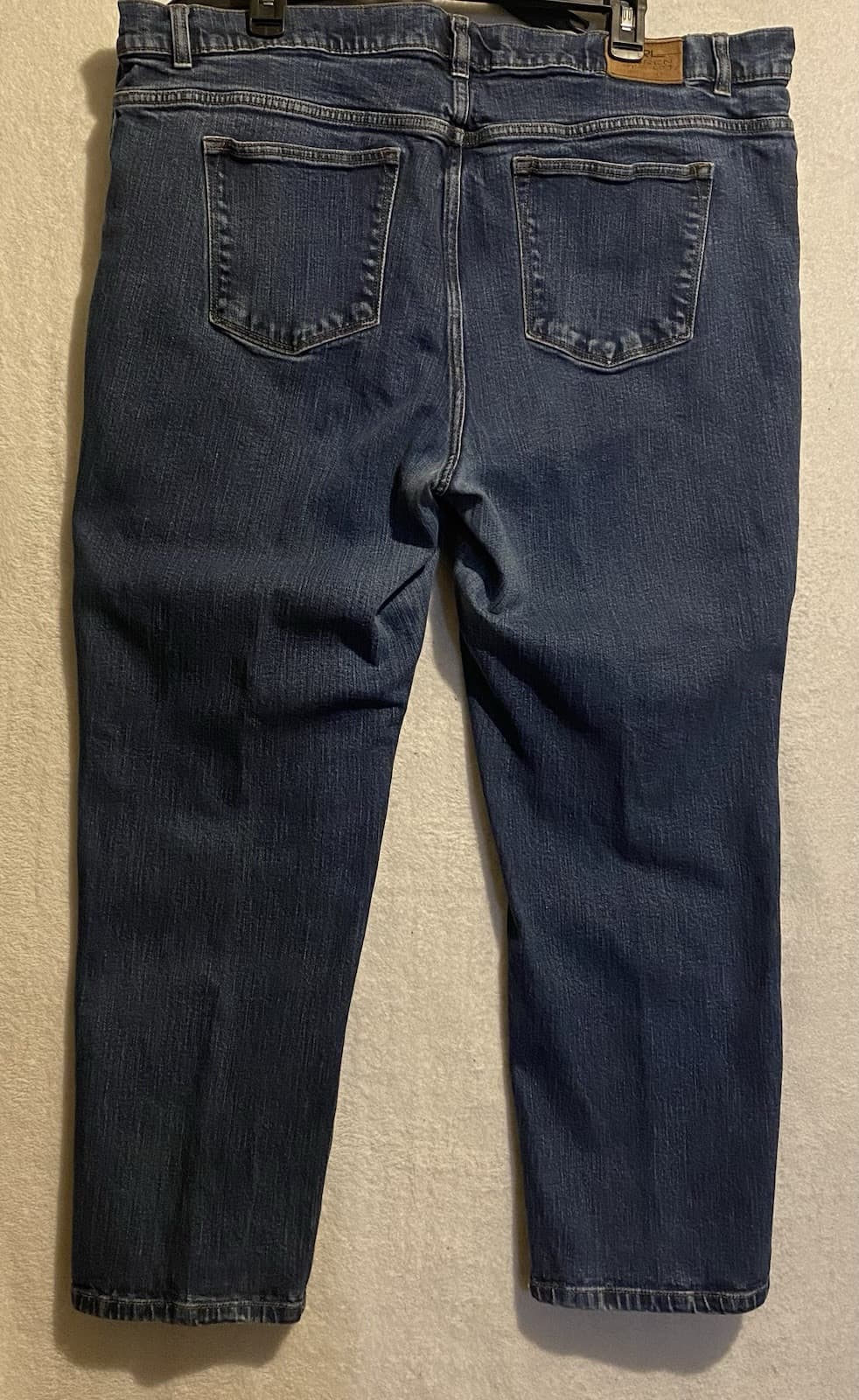 Lauren Ralph Lauren LRL Blue Denim Jeans Ladies Size 20 Straight Leg - Thumbnail 2